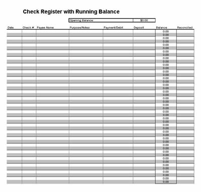 printable check register for business