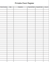 printable check register for business