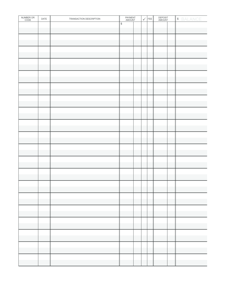 printable check register form free