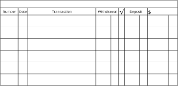 printable check register forms