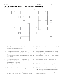 Chemistry Worksheets