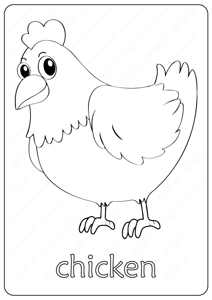printable chicken pictures