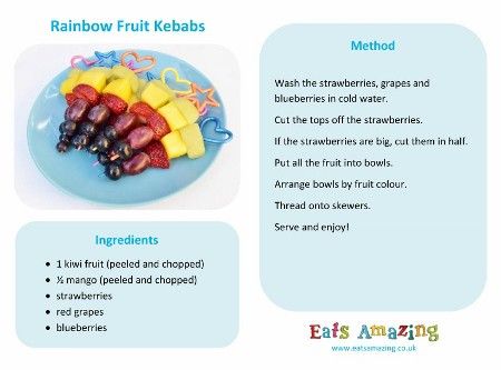 Rainbow Fruit Skewers