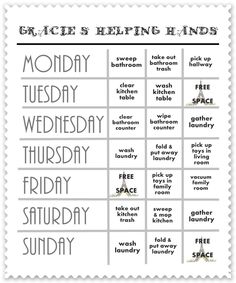 28 Best Chore list for kids ideas | chores, chores for kids, chore ...