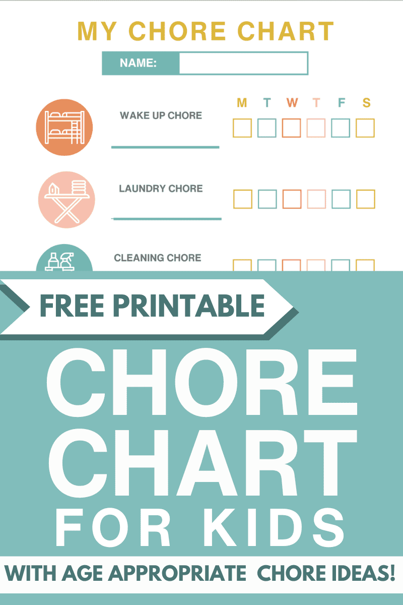 Free Printable Chore Charts For Kids By Age Worksheets Library