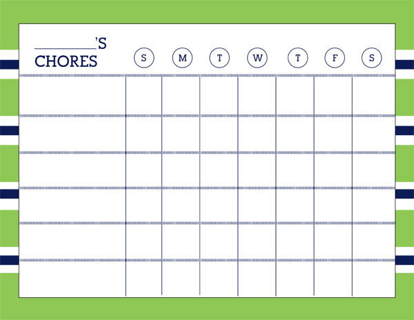 Chore Charts for Teenagers - iMOM