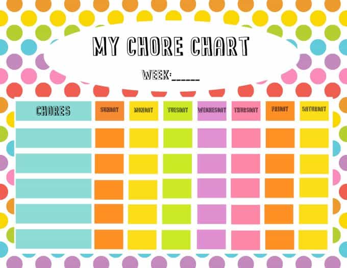 Free Chore Chart &  Reward Tickets Printable - Simply Stacie