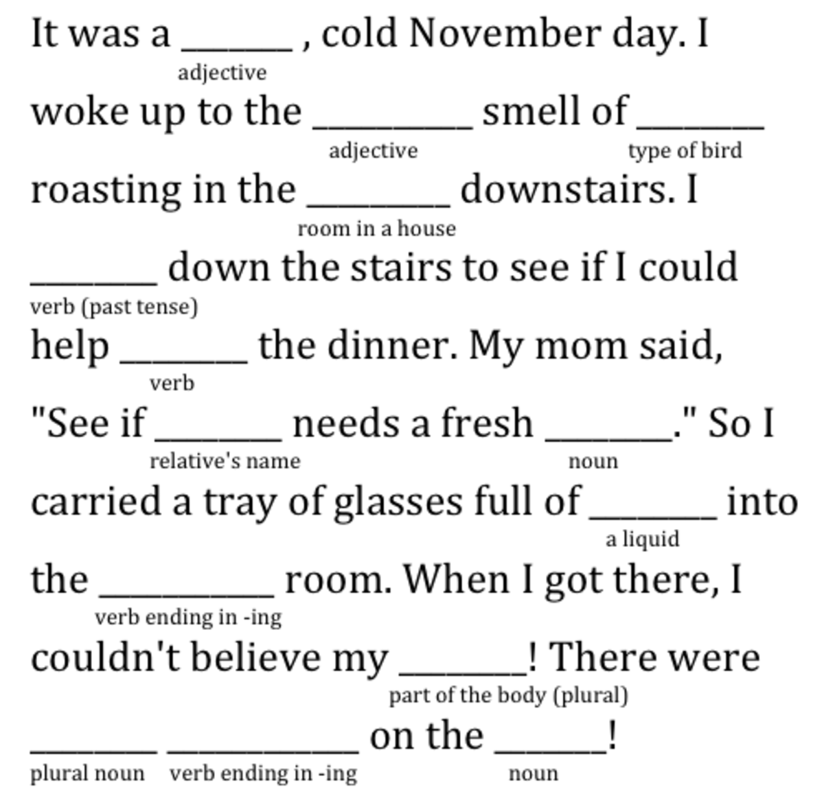 How to Make Your Own Mad Libs - HobbyLark