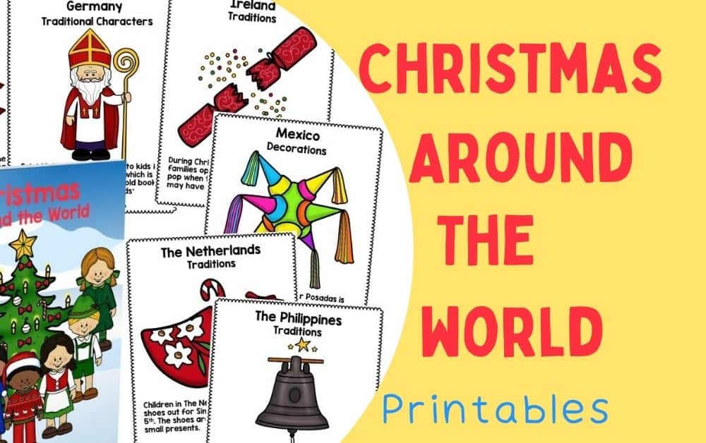 printable christmas around the world unit