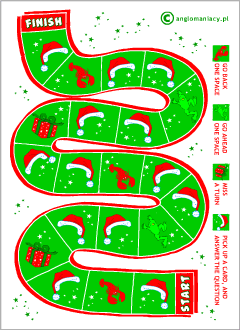 Board games with cards for kids learning English | Merry Christmas!