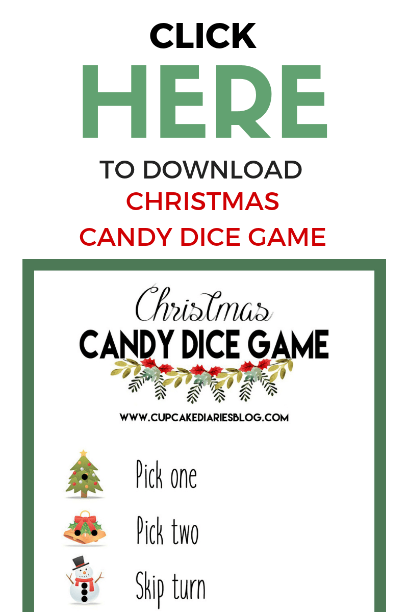 printable christmas dice games