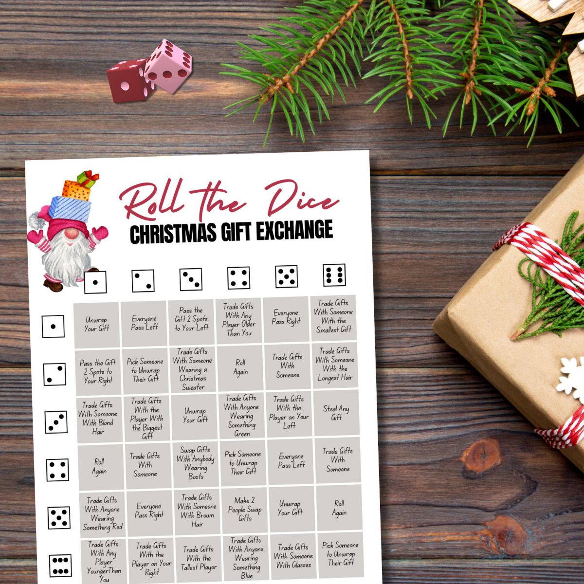 FUN Christmas Gift Exchange Dice Game (FREE Printable!) - Leap of ... - Worksheets Library fun-christmas-gift-exchange-dice-game-free-printable-leap-of-worksheets-library
