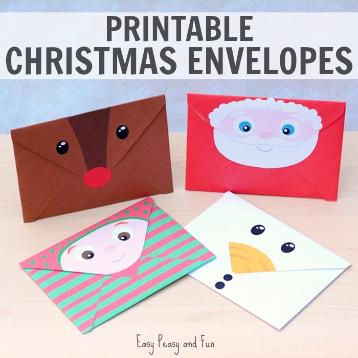 printable christmas envelopes from santa