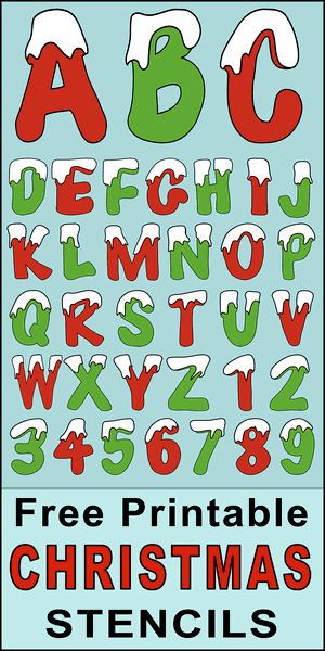 printable christmas fonts