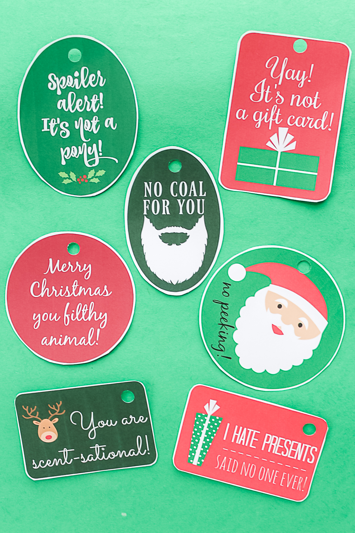 printable christmas gag gift tags