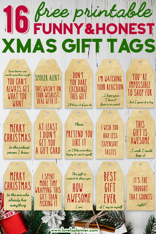 printable christmas gag gift tags
