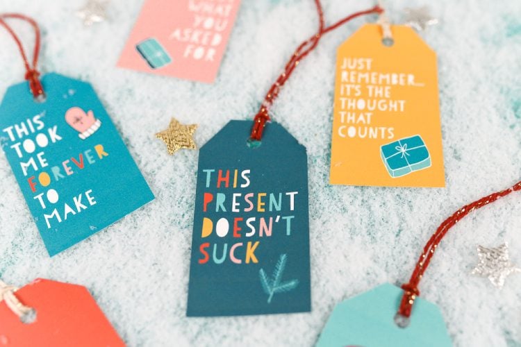 Totally Honest Printable Gift Tags for Christmas - Hey, Lets Make ...