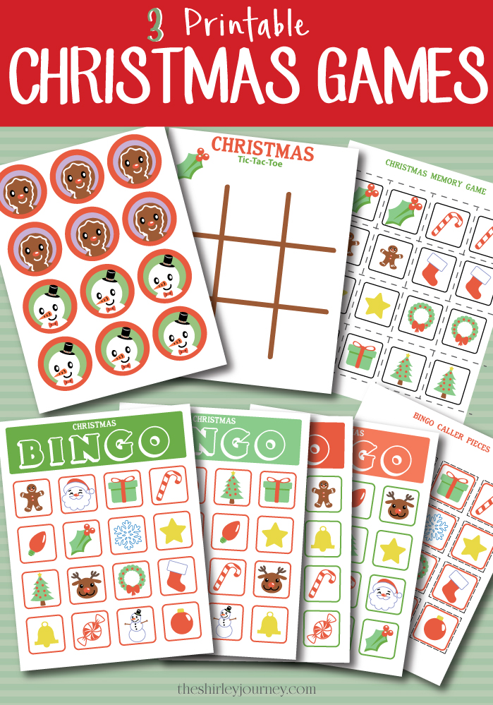 Printable Christmas Games for Kids - The Shirley Journey