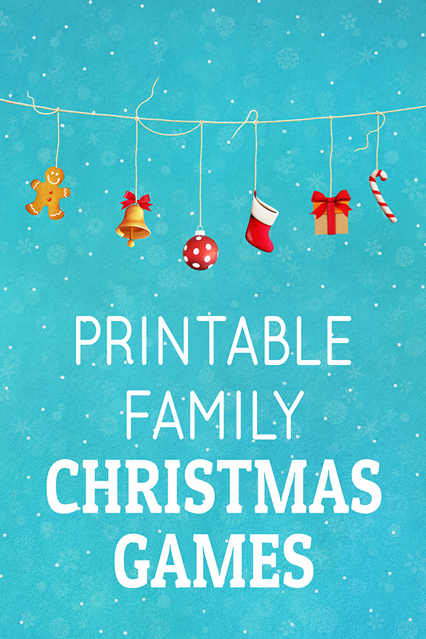 9 Printable Christmas Games. Great for Families, School Groups &  More