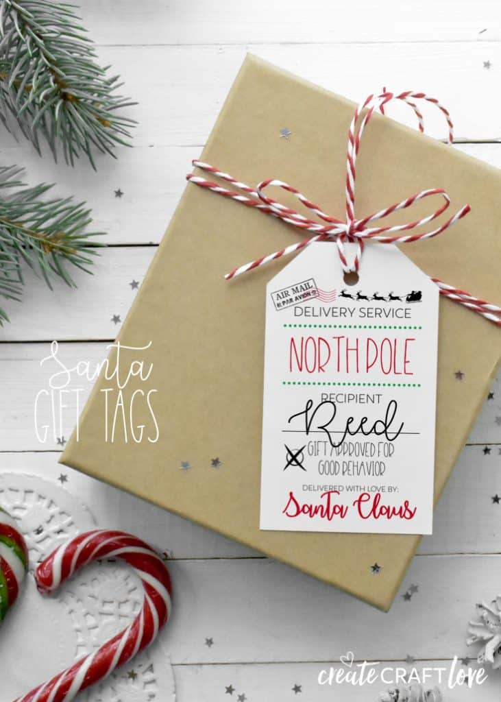 Christmas Tags Printable Gift Tags Gnome Grafik Von natalia ...