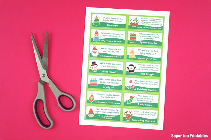 printable christmas jokes