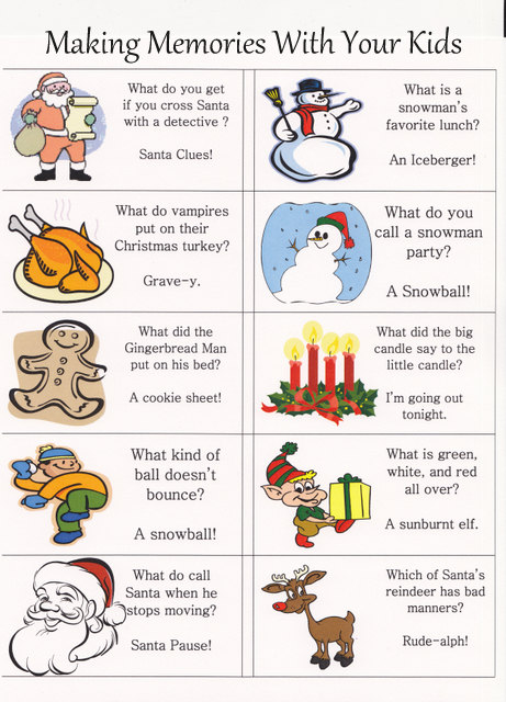 printable christmas lunchbox jokes