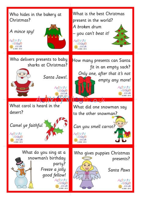 printable christmas lunchbox jokes