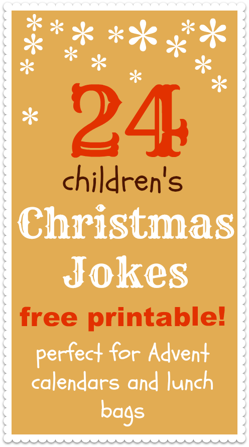 Christmas jokes for kids printable