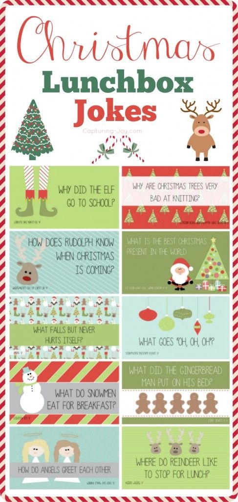 printable christmas lunchbox jokes