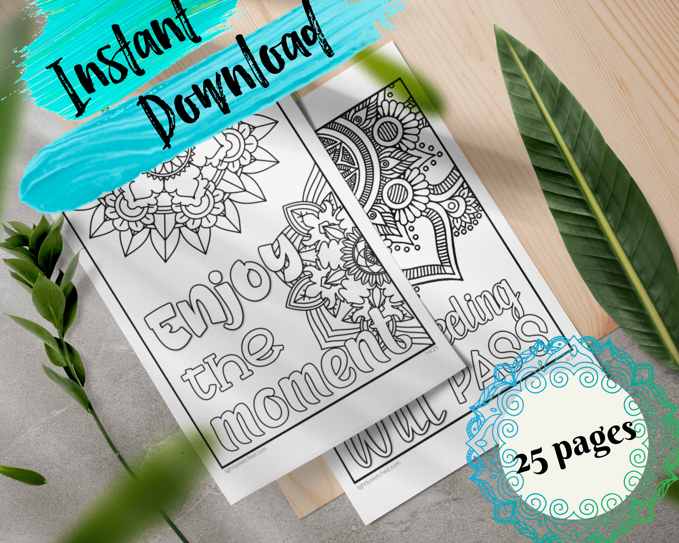 printable christmas mandalas