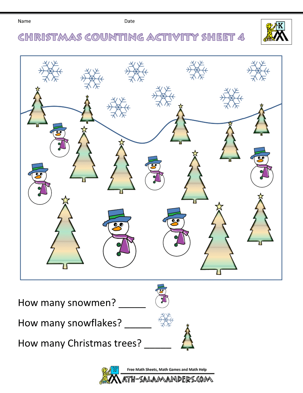 Christmas Math Activities