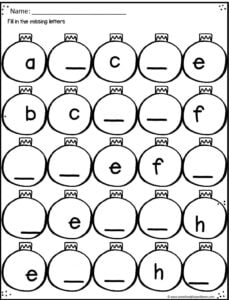 ? FREE Printable Christmas Worksheets for Preschool