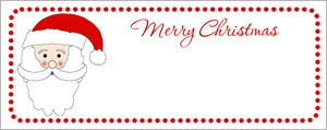 printable christmas place name cards