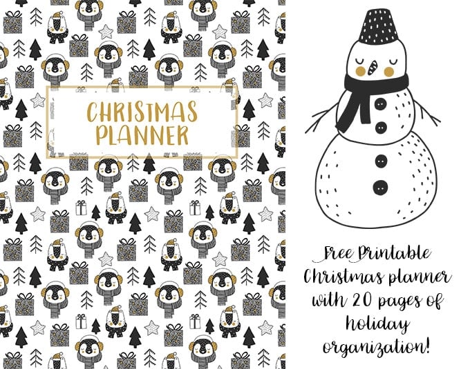 printable christmas planner 2017