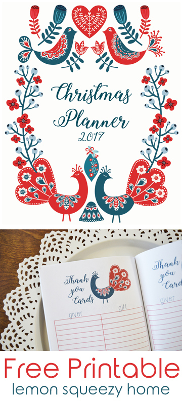 Christmas Planner 2017 Download
