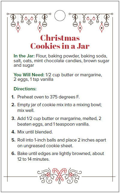 printable christmas recipes