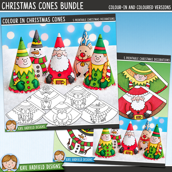 printable christmas shapes