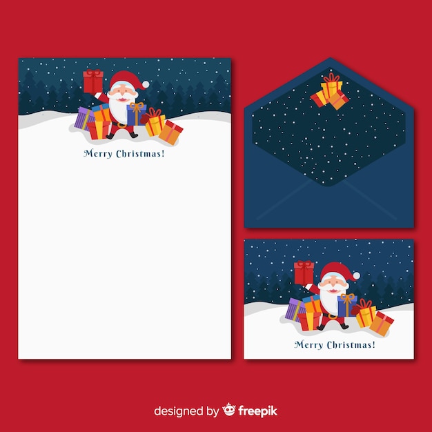 printable christmas stationery templates