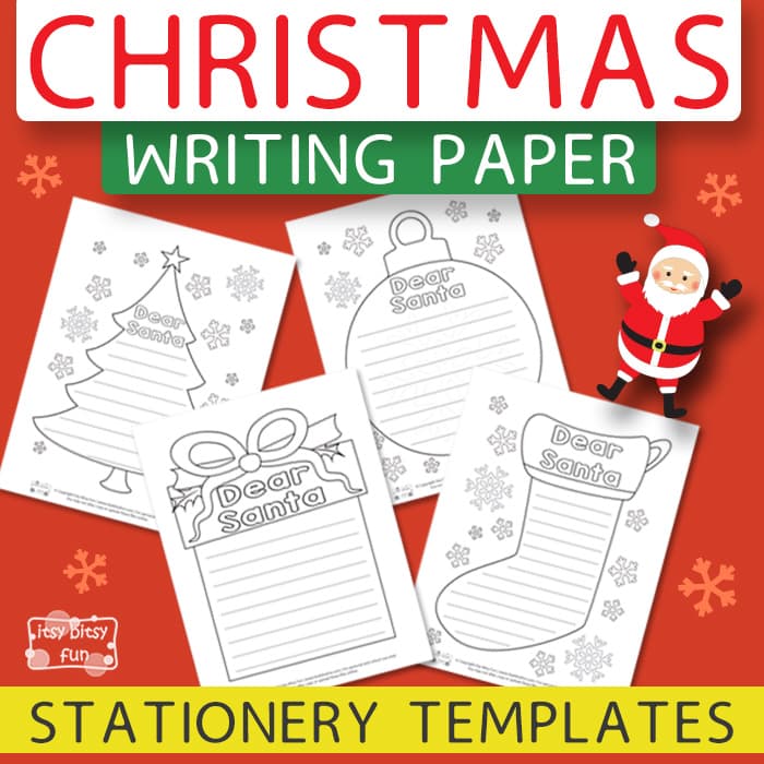 printable christmas stationery templates