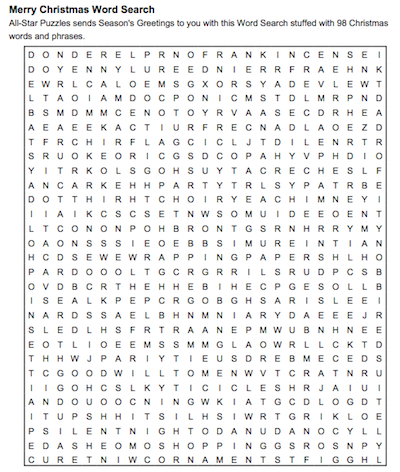 Top 15 Free Printable Christmas Word Search PDF for 2022