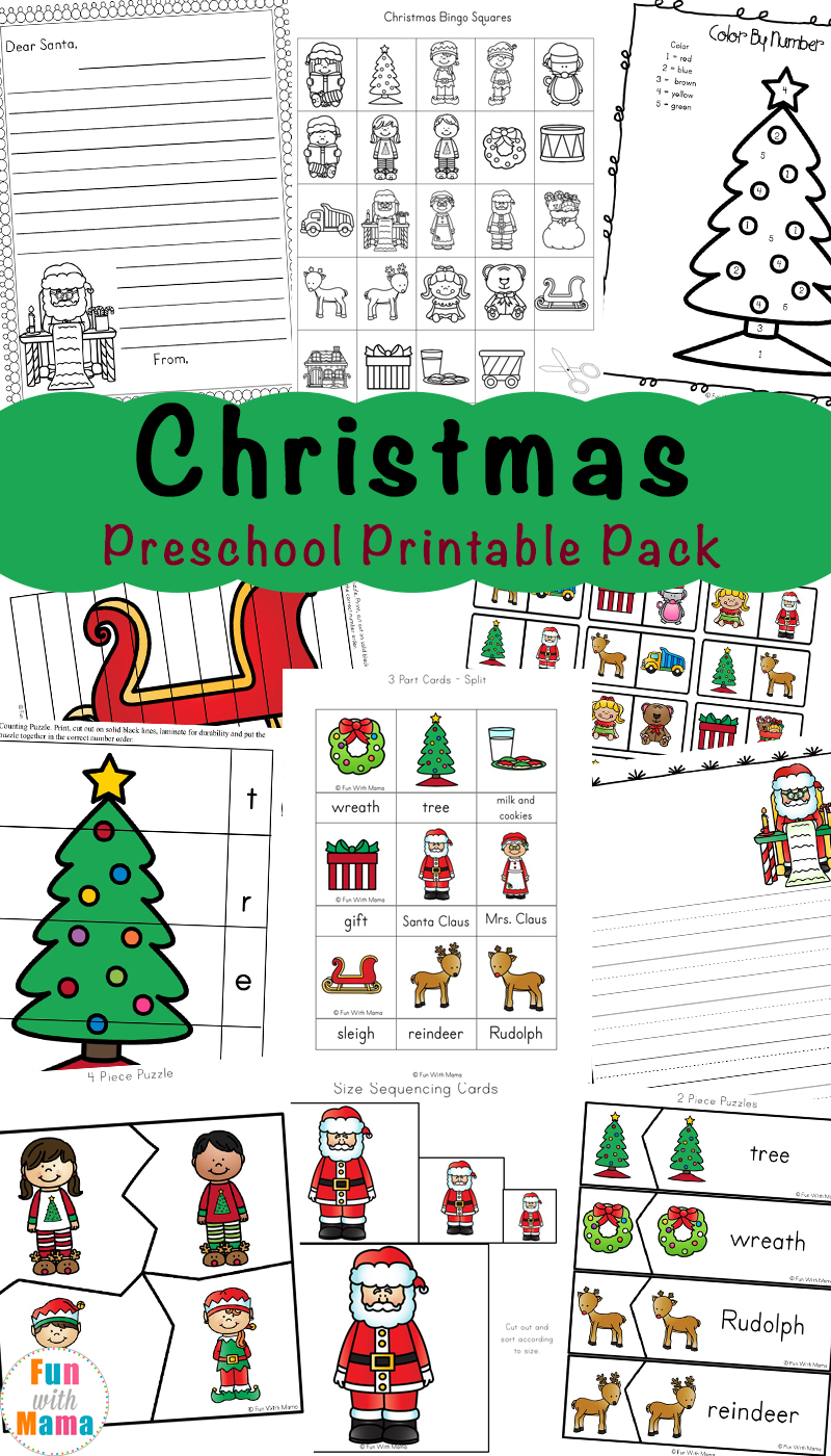 printable christmas worksheet free