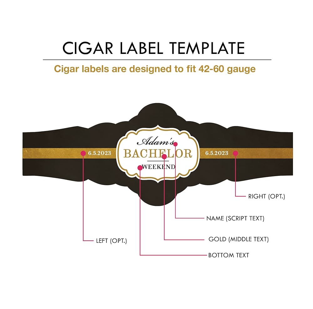 Cigars Worksheets.pdf Printable Cigar Labels Template Free Download Pdf - Templates Printable