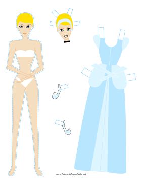 Cinderella Paper Doll
