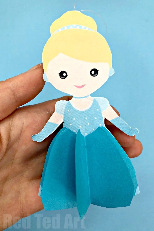 printable cinderella paper dolls
