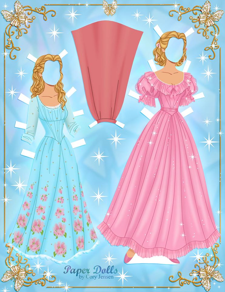 Free Printable Cinderella Paper Dolls by Cory - SKGaleana