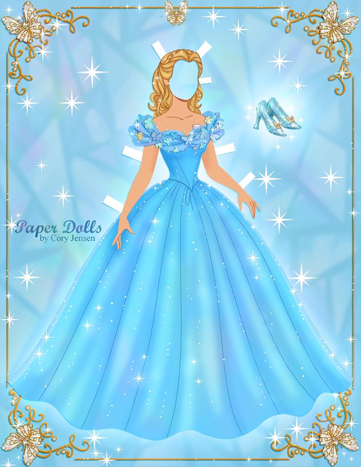 Free Printable Cinderella Paper Dolls by Cory - SKGaleana
