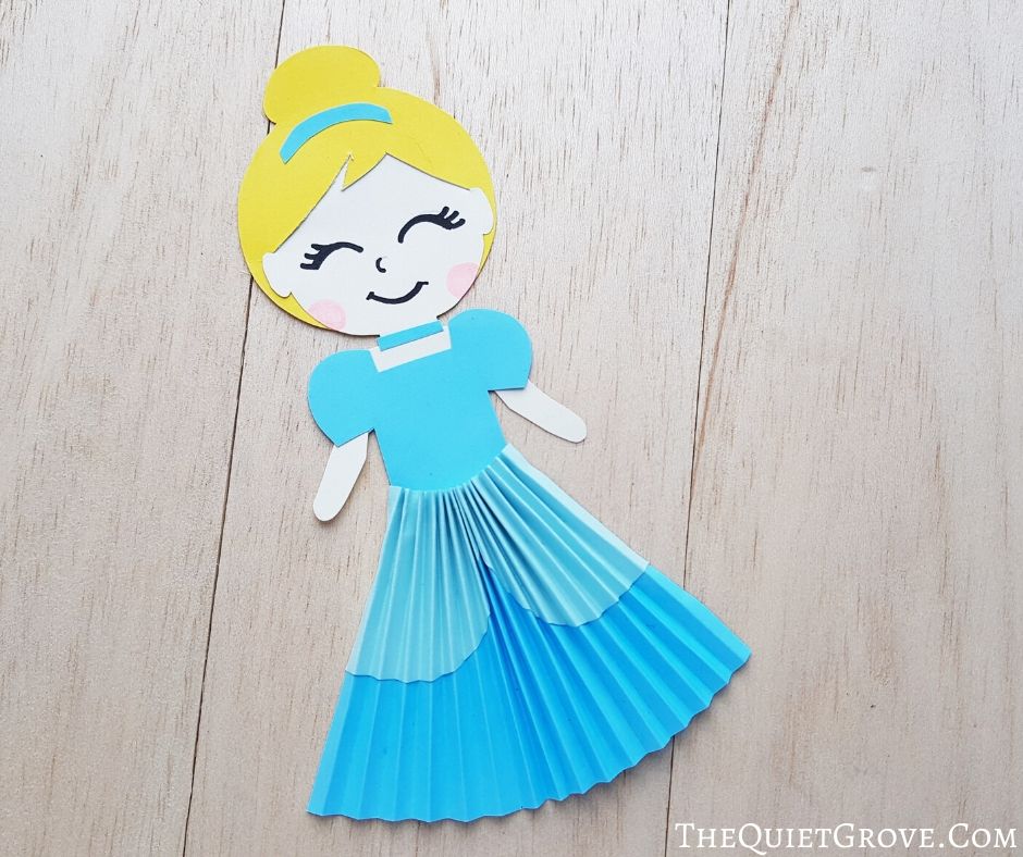 DIY Disneys Cinderella Inspired Paper Doll (With Free Printable ...