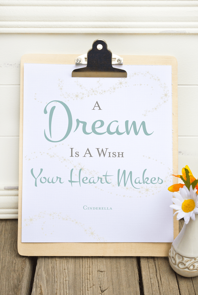 Cinderella quote print