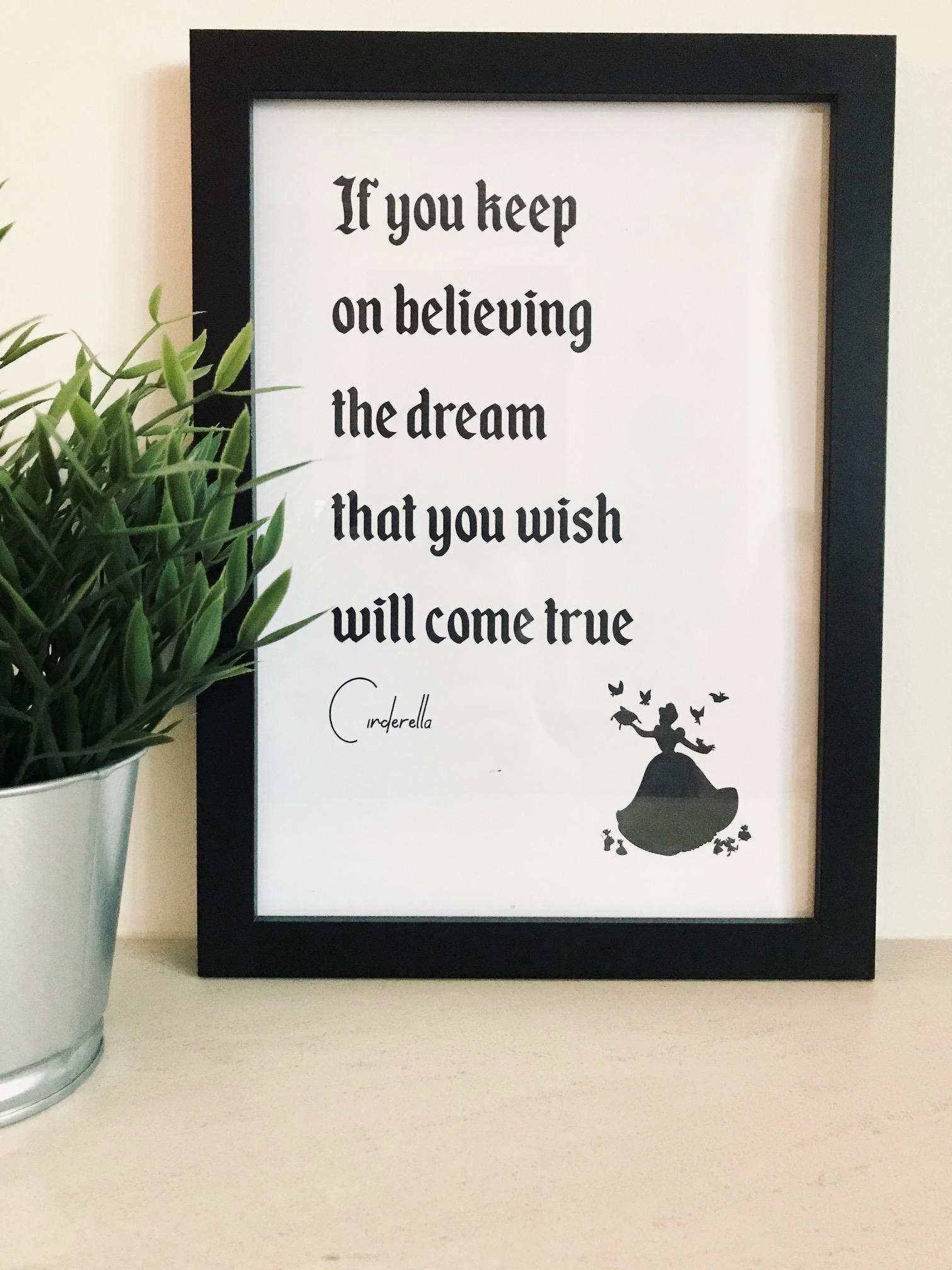Cinderella Quote Free Printables: Have Courage &  Be Kind - Mom ...