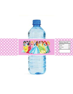 printable cinderella water bottle labels